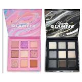 Eyeshadow,18Colors Eyeshadow Palette, Matte&Glitter&Shimmer Eyeshadow,for Eye Makeup Long Lasting Waterproof Eye Makeup Palette, Glitter Shimmer Professional Bright-Colored Eye Shadow(G005-2/G005-3)