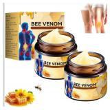 2PCS Bee Venom Joint Cream, Professional Bee Venom Cream, Advanced Joint Bone Gel, Effective for Hand, Back, Knee and Leg, Suitable for All Skin Types