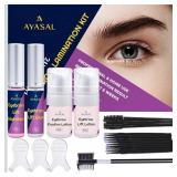Lot of 2 Eyebrow Lamination Kit, At-Home Brow Lamination Kit Professional Results, DIY Eyebrow Lift Kit, Eye Brow Lamination Kit for Instant Brow Lamination, Fuller, Thicker Brows for 6 weeks