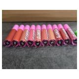 Glameer Waterproof Matte Liquid Lipstick Set - 10 Colors