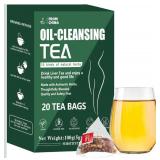 20 Bags Oil Cleansing Tea for Liver - 10 Herbal Blend | Chinese Herbal Tea | Oil Reducing Tea | Natural Liver Detox & Digestion Support - BB 28/11/2026