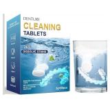 Retainer Cleaner Tablets for Invisalign, Mouth Guard Cleaner, Dissolve Stains, Odors and Plaque Dental Retainers for Aligner - Night Guards - False Teeth Whitening (60 pcs) - BB 2027/9/25