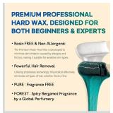 Professional Hard Wax Beads for Hair Removal - 400g - Rosin-Free Premium Formula for Sensitive Skin - Face, Brazilian, Full Body - for Beginners and Professionals - PURE&FOREST - 2 Pack
