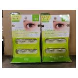Lot of 2 False Eyelashes Lashever Natural Series, Japanese Natural Looking Fake Eyelashes A Day Long Lasting Wear, Reusable Strip, Lightweight & Comfortable, 2 Pairs, Natural 104 Black