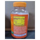 Metamucil Fiber Gummies for Adults, No Sugar Added Orange Flavor, 5g Prebiotic Plant Based Fiber Supplement Blend, 120 Count BB AUG 2027
