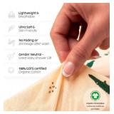 San Francisco Baby Premium Organic Cotton Bassinet Sheets - Universal Fit for Girls or Boys, Fitted Bedside Sleeper Bassinet Crib Sheets - 1 Pack