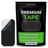 MONIER Premium Tape (30 Pack) - Pain Free Removal, Hypoallergenic, Latex Free & Gentle On Skin - Skin Friendly Adhesive Cotton Tape