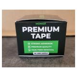 MONIER Premium Tape (30 Pack) - Pain Free Removal, Hypoallergenic, Latex Free & Gentle On Skin - Skin Friendly Adhesive Cotton Tape