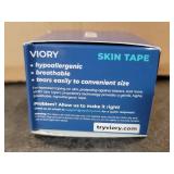 VIORY Skin Tape (30 Pack) - Pain Free Removal, Hypoallergenic, Latex Free & Gentle - Skin Friendly Adhesive Cotton Tape