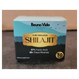 Pure Organic Himalayan Shilajit Resin - 30g | Gold Grade Shilajit for Men & Women | 3rd Party Lab Tested in USA | Natural Energy, Vitality & Wellness | Authentic Shilajit Resin