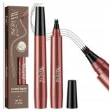AWROSE Eyebrow Pencil, 3D Waterproof Microblading Eyebrow Pen 4 Fork Tip Tattoo Pencil, Precise Natural Brow Magic Eye Brow Pencil with Hair Like Strokes, 4 Points Multi-Used Eye Brow Pen for Women #0