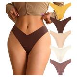 ASIMOON High Waist Bikini Underwear Women