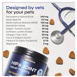 Vetrica Glucosamine for Dogs - Hemp Joint Supplement for Dogs - Glucosamine Chondroitin Chews with MSM - Soft Chews for Canine Mobility Support - Hip & Joint Pain Relief - Hemp Seed Oil, Turmeric, Col