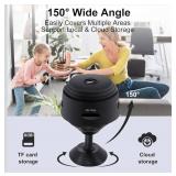 Hidden Camera,1080P HD WiFi Mini Nanny Cam with Night Vision & Motion Detection - Indoor/Outdoor Wireless Security Spy Cameras for Home, Car, Baby & Pet Monitoring-Upgraded A9