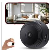 Hidden Camera,1080P HD WiFi Mini Nanny Cam with Night Vision & Motion Detection - Indoor/Outdoor Wireless Security Spy Cameras for Home, Car, Baby & Pet Monitoring-Upgraded A9
