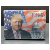 SW Donald Trump Playing Cards - Silver Plated Playing Cards Silver Plated Deck of Waterproof Poker Cards
