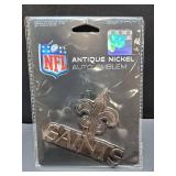 NFL Saints Metal Auto Emblem