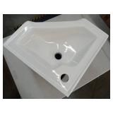 Modern White Bowl Small Kitchen Sink - Retail: $150