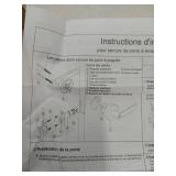 Modern Door Lock Set with Installation Manual