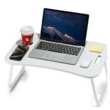 Portable Laptop Desk with Cup Holder