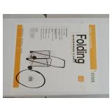Dmi Durable Lightweight Folding Shopping Cart  Black