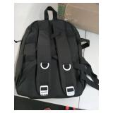 Mr Milid Black Canvas Backpack