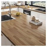 Stickyart Brown Butcher Block Contact Paper - Retail: $29