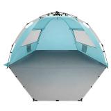 Oileus Large Beach Tent Sun Shelter - Retail: $55