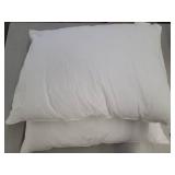 White Decorative Throw Pillows - Set of 2