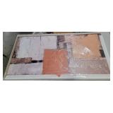 Large Abstract Mixed Media Canvas Art 58