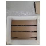 Duseu Circular Edge Folding Shower Set (Brown)