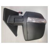 Black Side View Mirror with LED Turn Signal