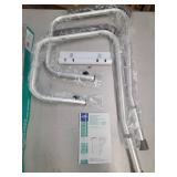 Medline - Guardian Toilet Safety Rails, 300-lb. Weight Capacity, One Pair for One Toilet - Silver