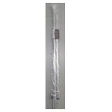 6ft Silver Commercial Flag Pole with Carabiners