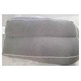 Quilted Gray Memory Foam Pillow