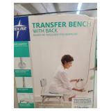 Medline Transfer Bench with Back