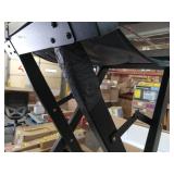 Tall Directors Chair - Professional Folding Black Canvas *Slightly Damaged,  See Photos. Sold as is.  - Retail: $75