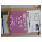 31x72 Cordless White Vinyl Mini Blind - Retail: $15