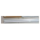 34x75 inch Pursilux Pull-Down Roller Blind  - Retail: $85