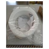 Carex Toilet Seat Riser  Elongated Raised Toilet Seat Adds 3.5 inches to Toilet Height  for Assistance Bending or Sitting  300 Pound Weight Capacity Toilet Riser - Retail: $25