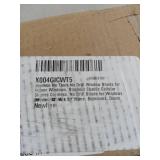 No-Drill Cellular Window Blinds - White 39.5\"W - Retail: $39