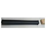 Blackout Roller Blind. Black 24\"W - Retail: $75