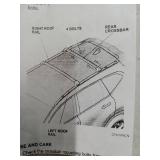 Vehicle Roof Rails and Crossbars Set - Retail: $199