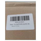SuiHell Clear Plastic Milk Bottle Container 4-pack  - Retail: $12