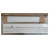 2-Inch Faux Wood Cordless Blinds - White - Retail: $25