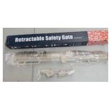 Retractable Safety Gate - 45\"W Cream Color - Retail: $35