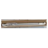White Tension Shower Curtain Rod W220 - Retail: $15