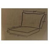 Honeycomb Outdoor Deep Seat Cushion - White - Retail: $45