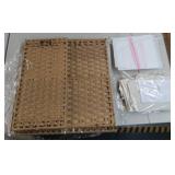 Decorative Woven Laundry Hamper - Retail: $25