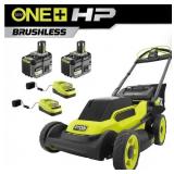 ONE+ HP 18V Brushless 20 in. Cordless Battery Walk Behind Self-Propelled Lawn Mower w/ (2) 6.0 Ah Batteries and Chargers - Retail: $459